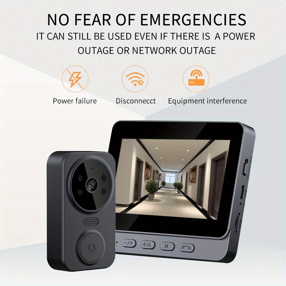 Home Cinema Wireless - หน้าจอ IPS ขนาด 4.3 นิ้ว ระบบวิดีโออินเตอร์คอมไร้สาย